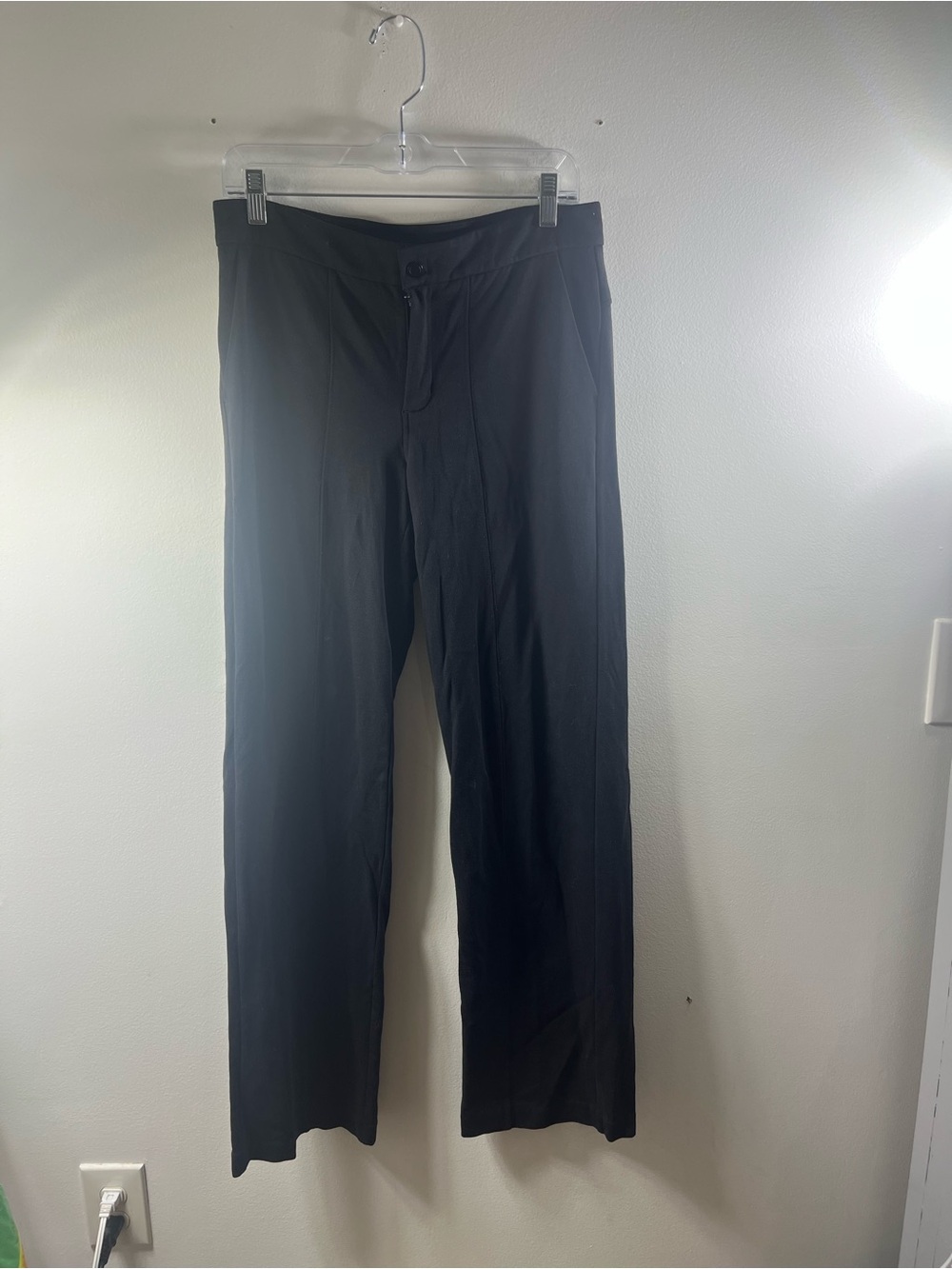 Athleta  Black Straight-Leg Dress Pants